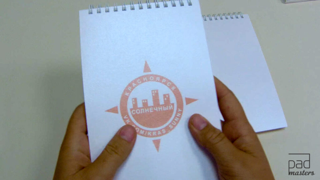 Блокноты с логотипом микрорайона